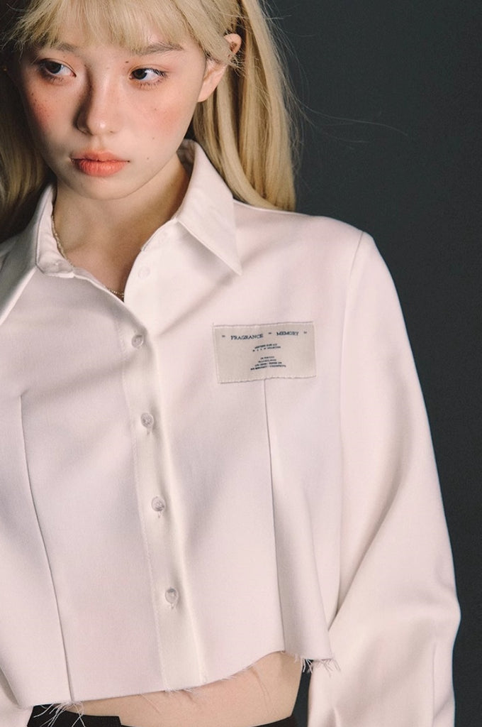 LUNA VEILのカットオフミニブラウス cutoff mini blouse LV0223の画像4