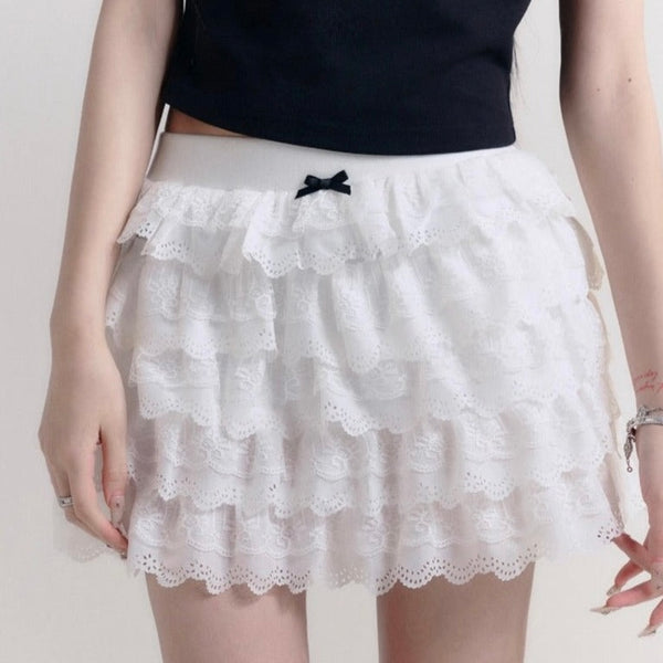 レースミルフィーユスカート lace mille-feuille skirt LV0289