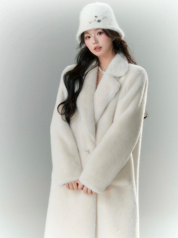 bijou fur long coat LV0095