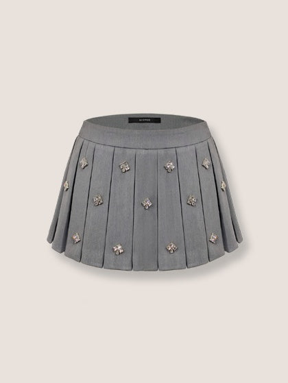 LUNA VEILのクラシックストーンプリーツスカート classic stone pleats skirt LV0140の画像19
