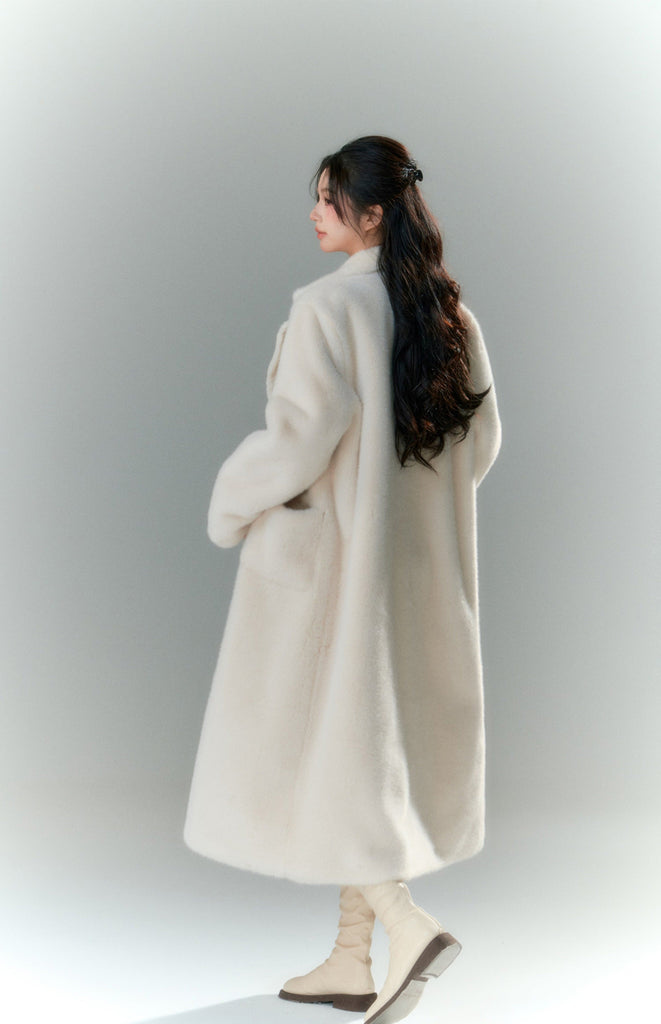 LUNA VEILのビジューファーロングコート bijou fur long coat LV0095の画像3