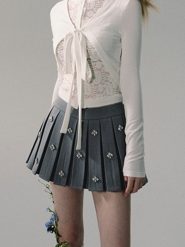 LUNA VEILのクラシックストーンプリーツスカート classic stone pleats skirt LV0140の画像4