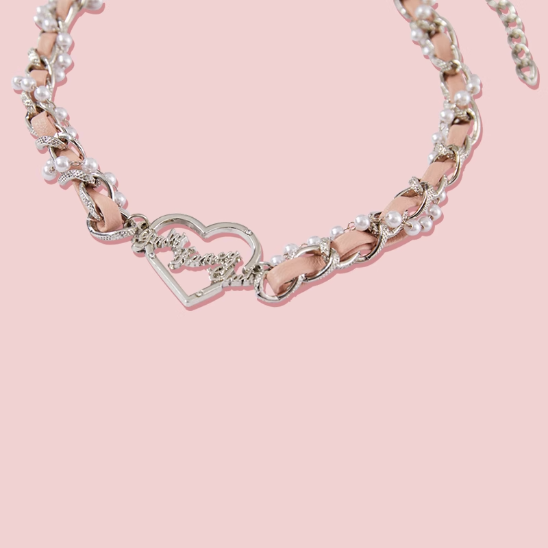 LUNA VEILのレザーチェーンチョーカー leather chain choker LV0094の画像4