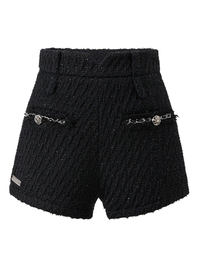 LUNA VEILのラグジュアリーツイードショートパンツ luxury tweed short pants LV0169の画像7