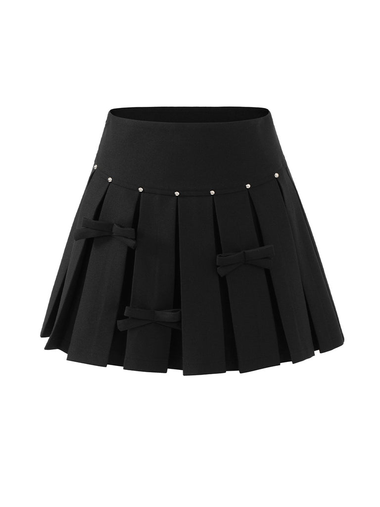 LUNA VEILのプリーツリボンミニスカート pleated ribbon mini skirt LV0215の画像26