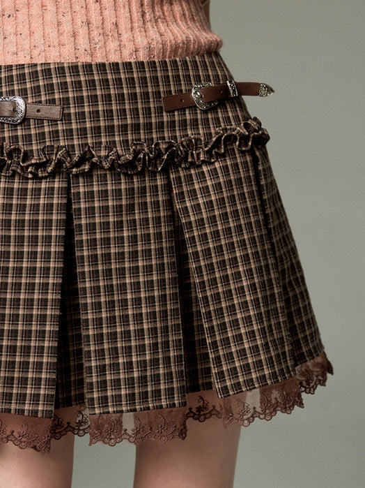 LUNA VEILのフリルベルトミニスカート frill belts mini skirt LV0163の画像10