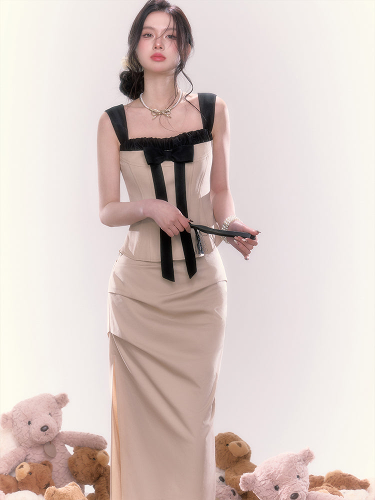 LUNA VEILの【5.17新作】タックデザインロングスカート tack design long skirt LV0179の画像3