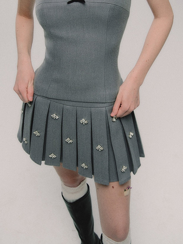 LUNA VEILのクラシックストーンプリーツスカート classic stone pleats skirt LV0140の画像17