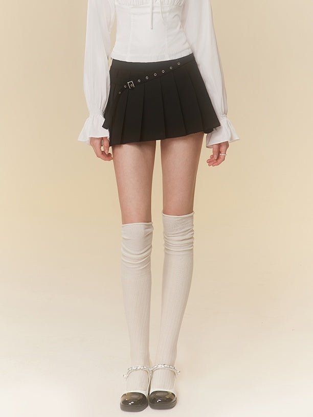 LUNA VEILのベルトデザインミニスカート belt design mini skirt LV0174の画像5