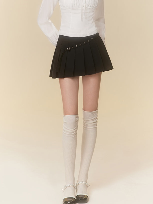 LUNA VEILのベルトデザインミニスカート belt design mini skirt LV0174の画像4
