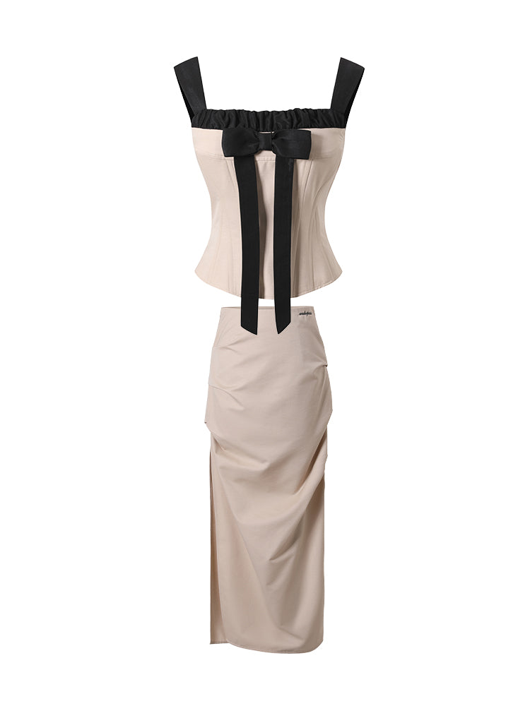 LUNA VEILの【5.17新作】タックデザインロングスカート tack design long skirt LV0179の画像7