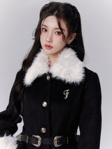 LUNA VEILのファーバックルレディーコート fur buckle lady coat LV0081の画像4