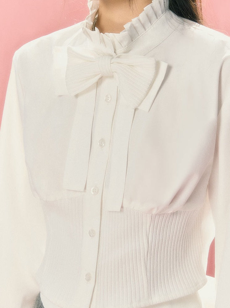LUNA VEILのクラシックリボンブラウス classic ribbon blouse LV0112の画像2