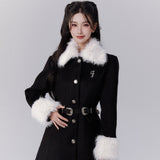 LUNA VEILのファーバックルレディーコート fur buckle lady coat LV0081の画像5