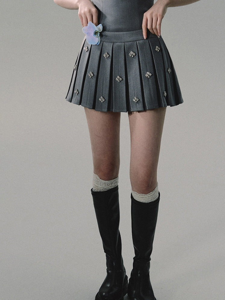 LUNA VEILのクラシックストーンプリーツスカート classic stone pleats skirt LV0140の画像16