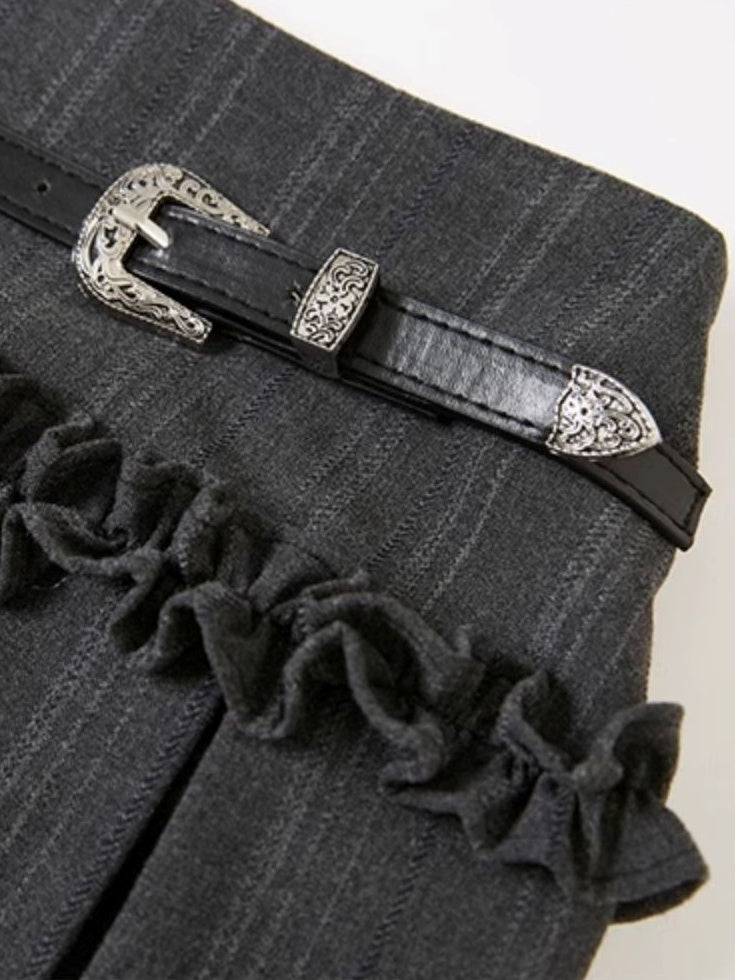 LUNA VEILのフリルベルトミニスカート frill belts mini skirt LV0163の画像11