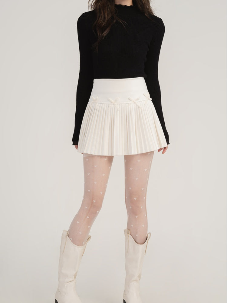 LUNA VEILのリボンプリーツスカート ribbon pleats skirt LV0156の画像15