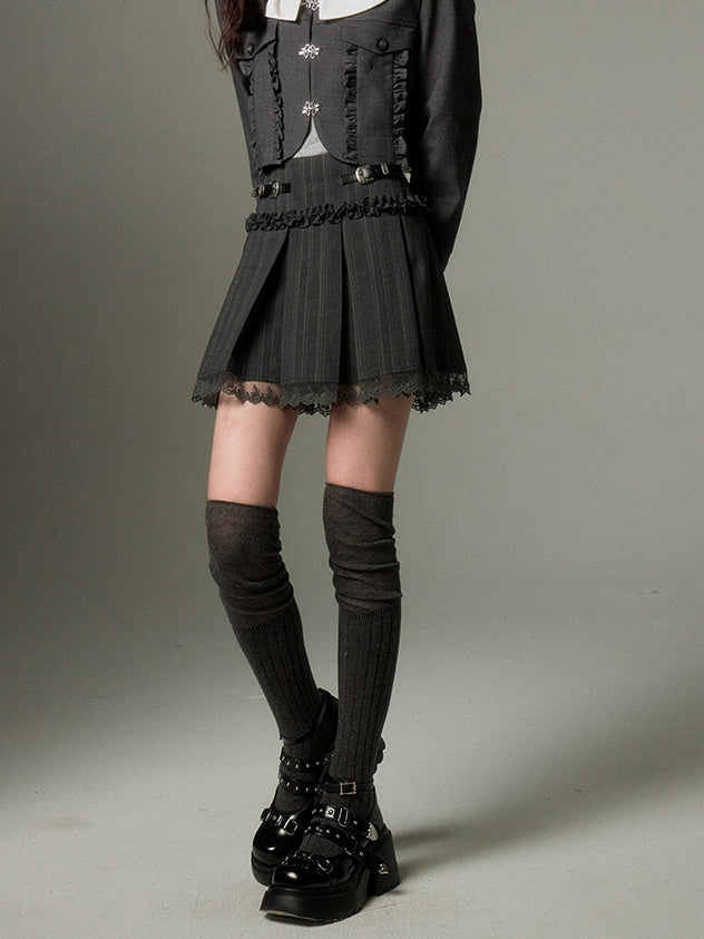 LUNA VEILのフリルベルトミニスカート frill belts mini skirt LV0163の画像6