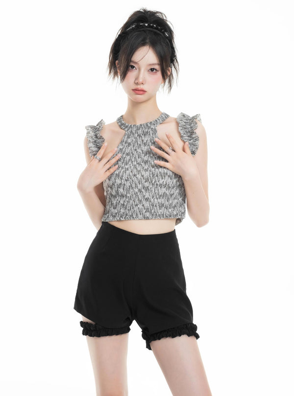 LUNA VEILのホルターネックフリルトップス halter neck frill tops LV0198の画像2