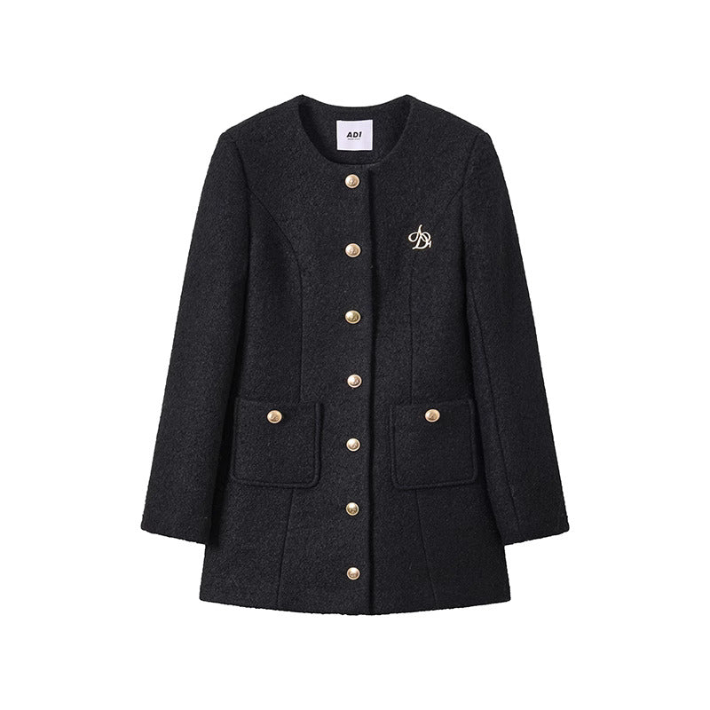 LUNA VEILのウールラグジュアリーワンピースジャケット wool luxury one-piece jacket LV0065の画像6