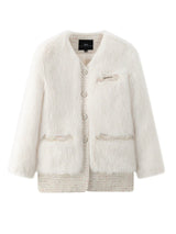 LUNA VEILのファーツイードレディジャケット fur tweed lady jacket LV0043の画像4